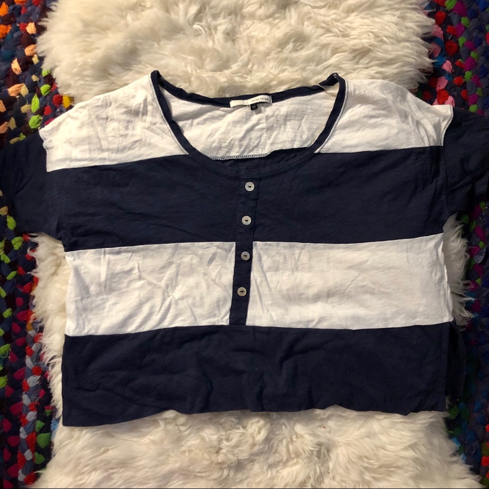 Cropped oversized River Island top